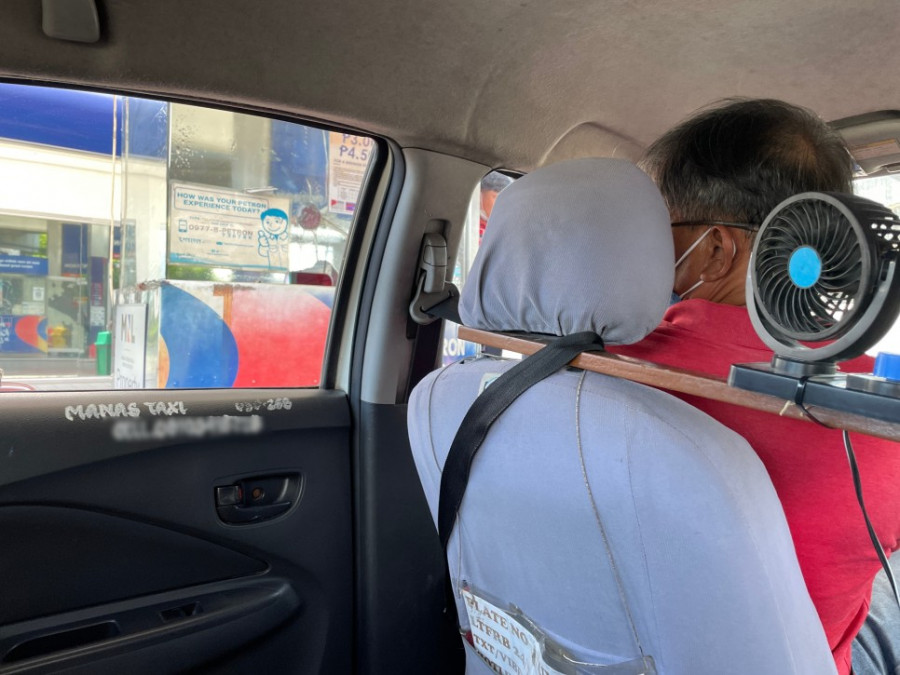 마닐라에서 탑승한 택시.  /사진= 강예신 여행+ 기자
